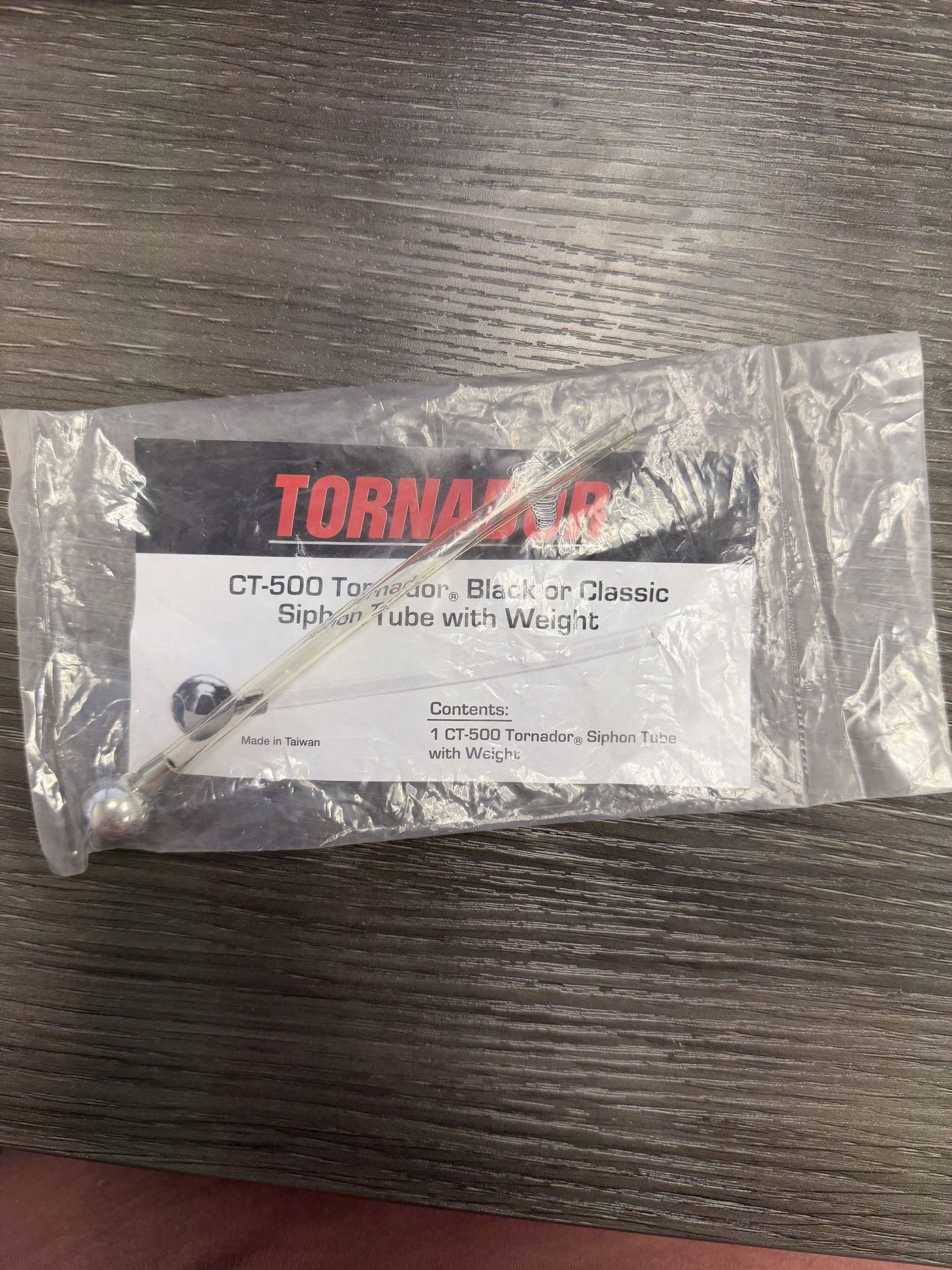 Tornador CT-500 siphon tube replacement detailing cleaning tool component