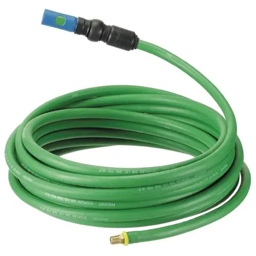 Prevost ESTO3835FA 3/8 inch 35 ft non static air hose green Stoflex