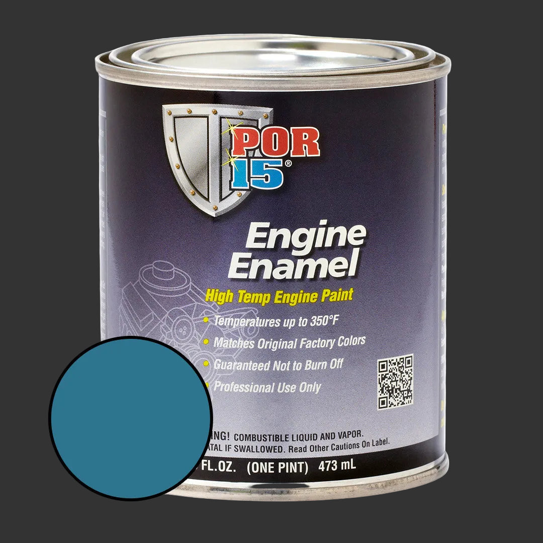 POR-15 42108 High Temp Engine Enamel Chrysler Blue – Pint