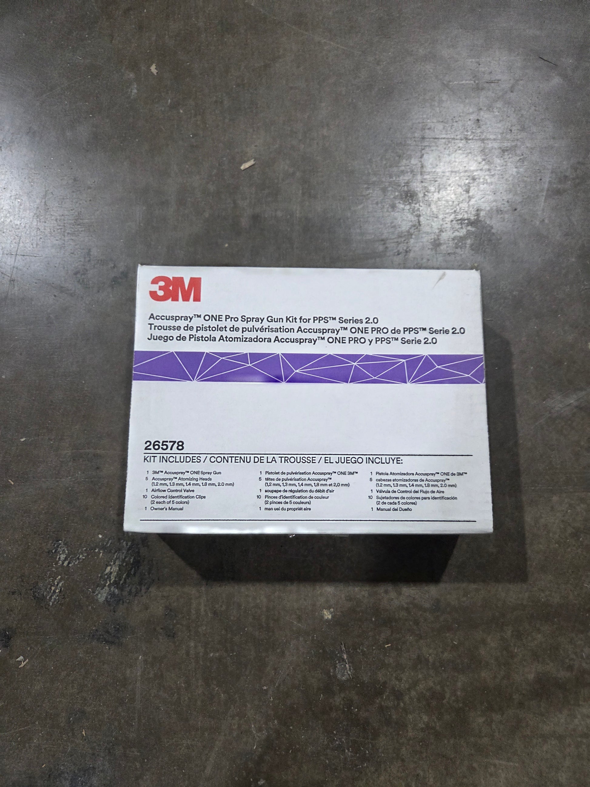 3M 26578 Accuspray ONE Pro spray gun kit PPS 2.0 automotive paint system