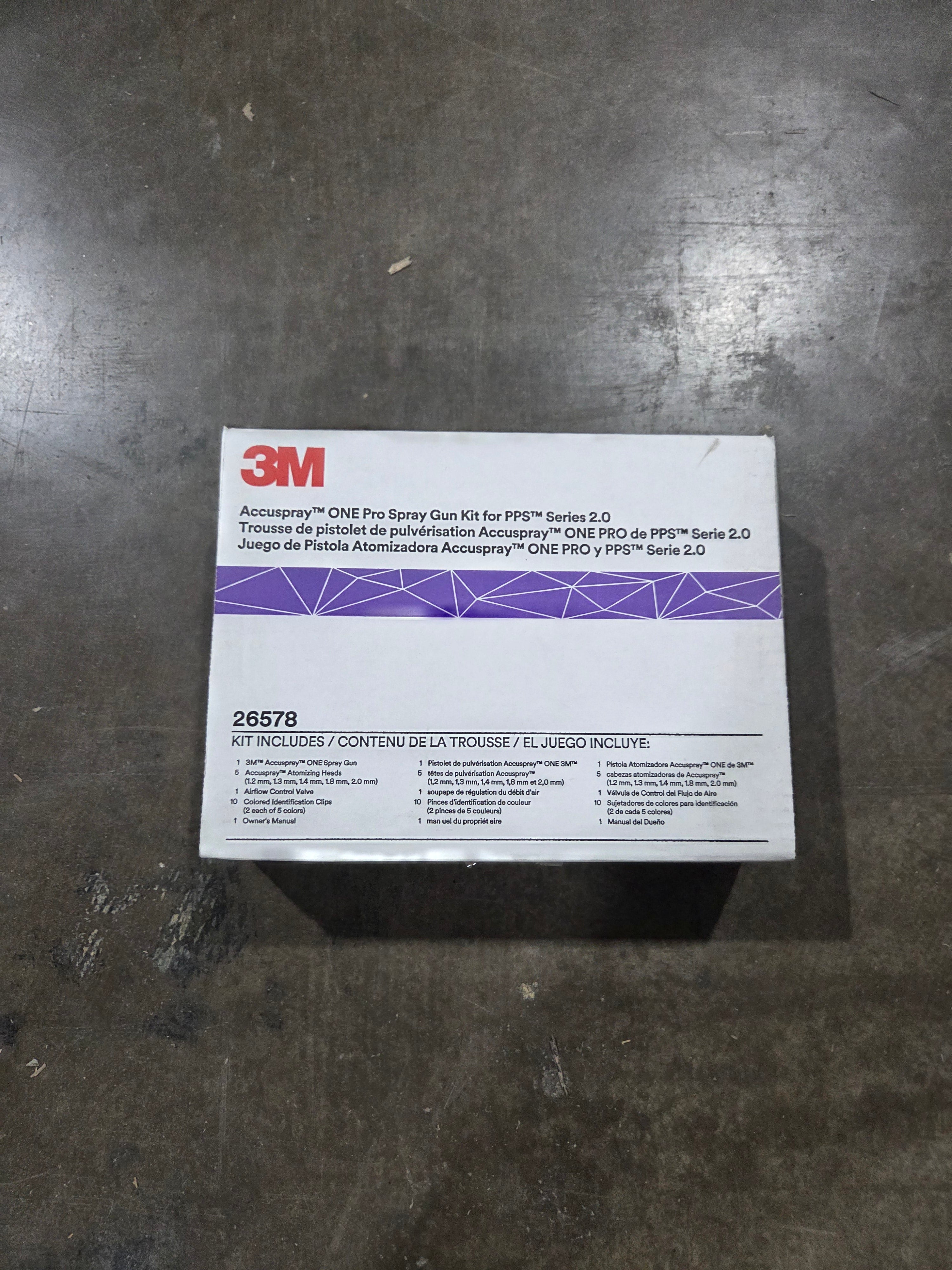3M 26578 Accuspray ONE Pro spray gun kit PPS 2.0 automotive paint system