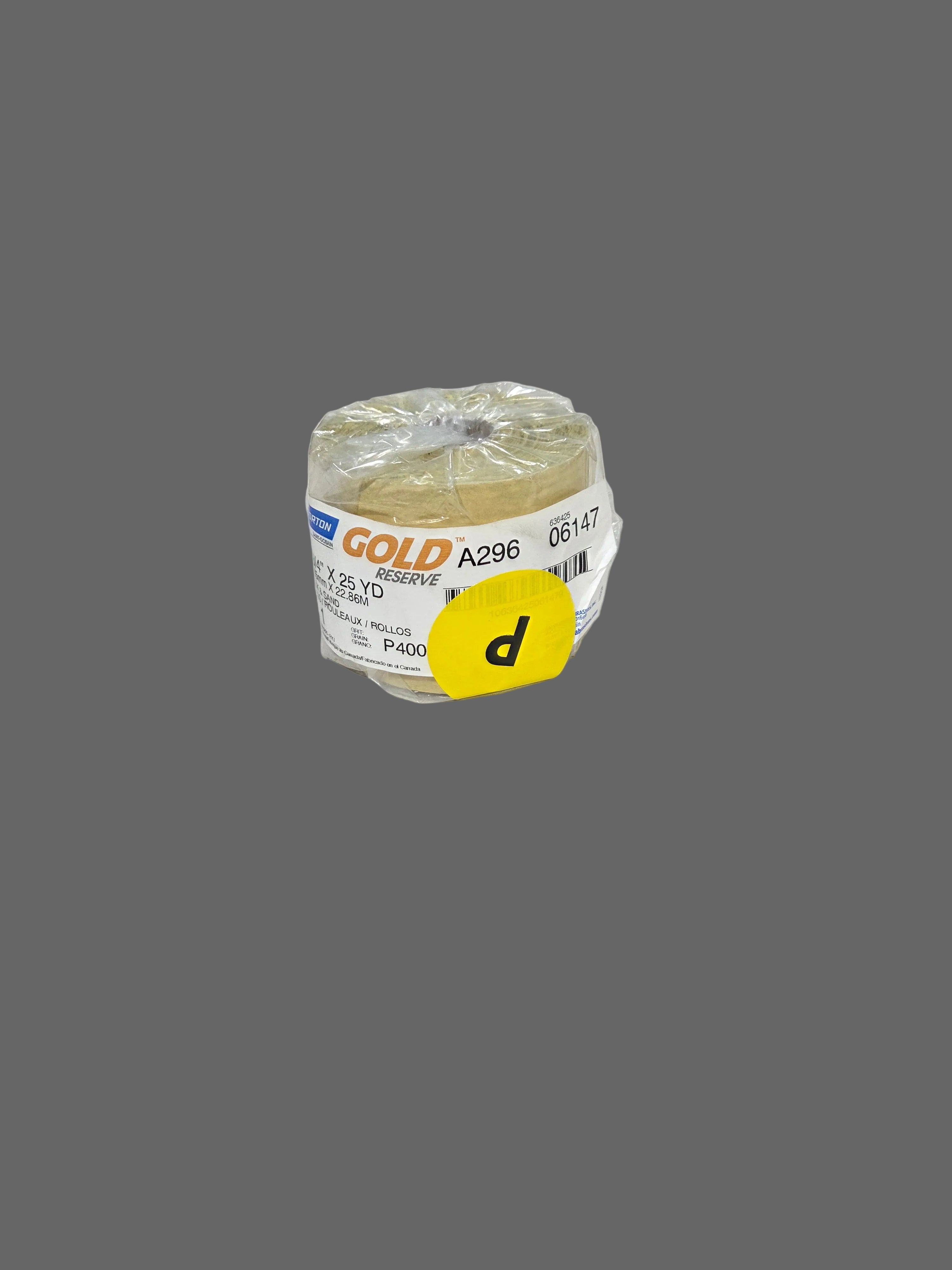 NORTON 06147 – PSA Gold Reserve Sheet Roll, P400 grit – 2 3/4 inch x 25 yards