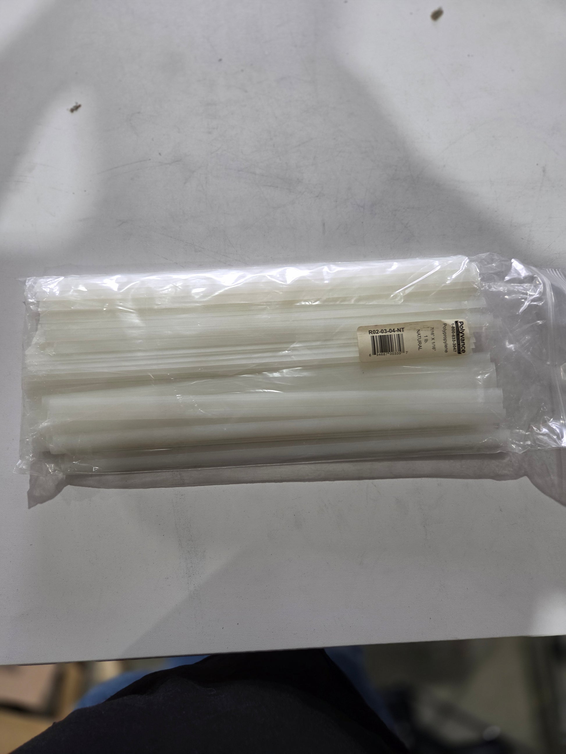 Polyvance R020304NT polypropylene welding rod natural 1 lb plastic repair