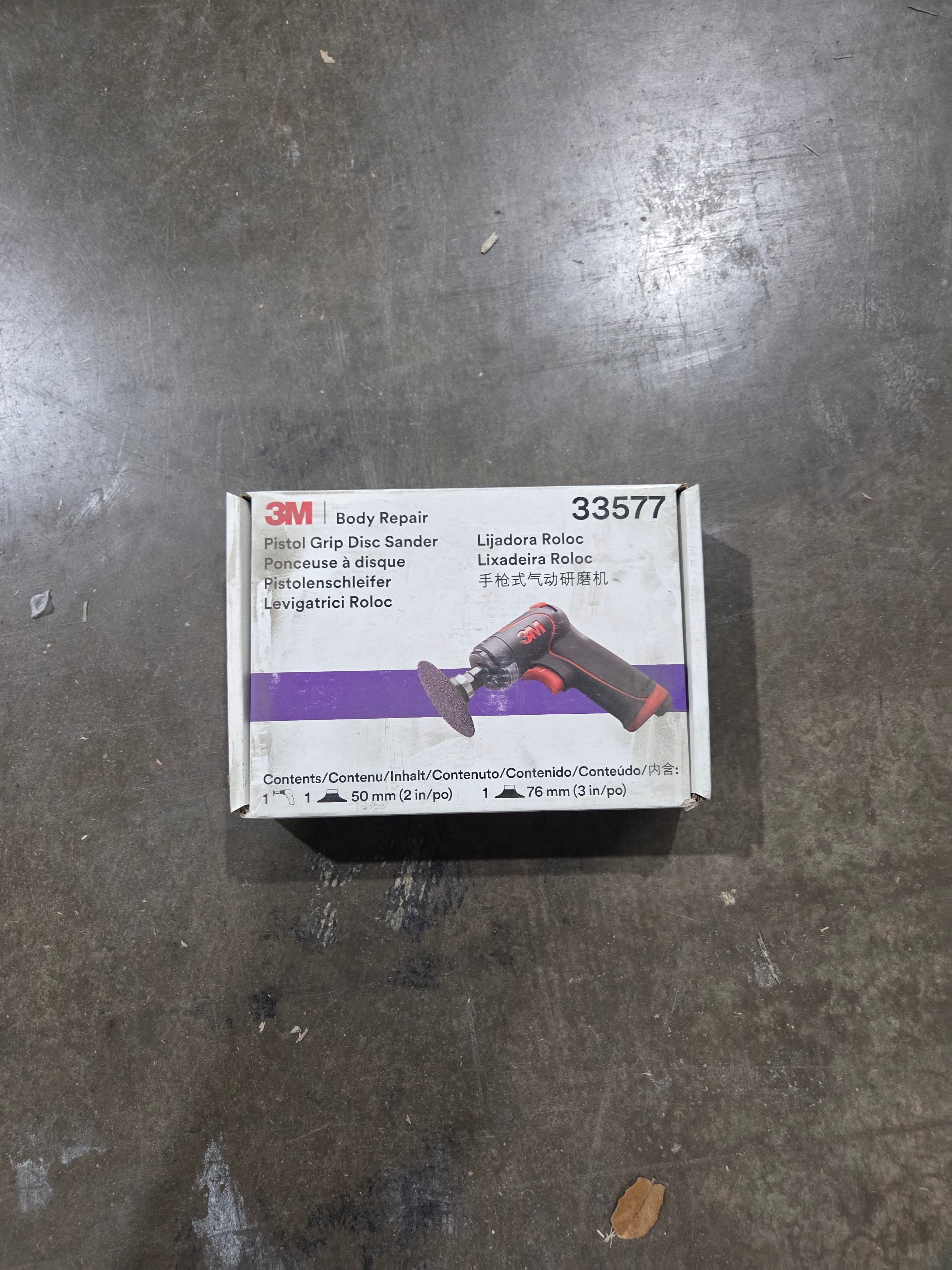 3M power tool box on a metallic surface