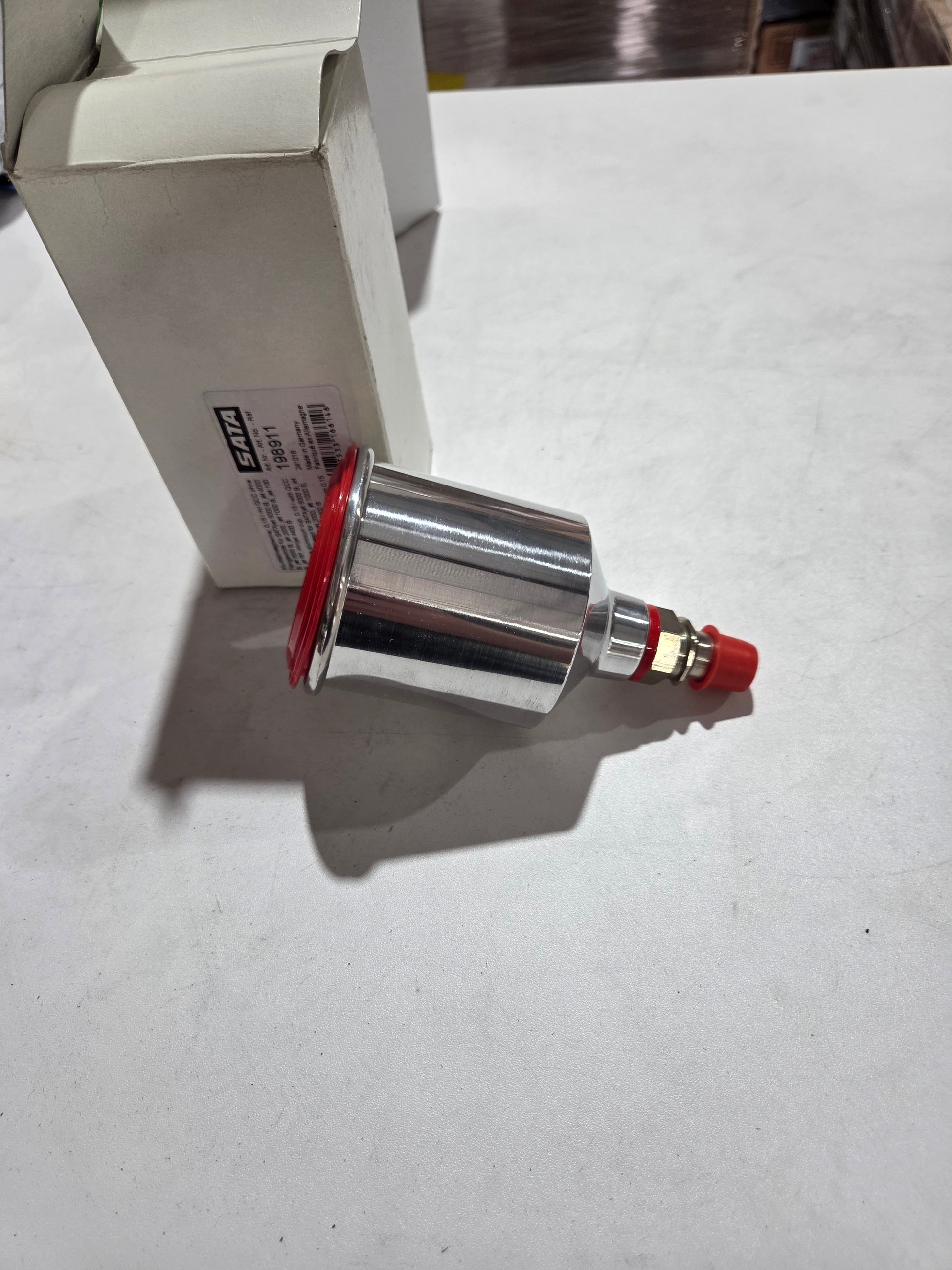 SATA QCC aluminum cup 198911 0.15L spray gun cup SATAjet compatible