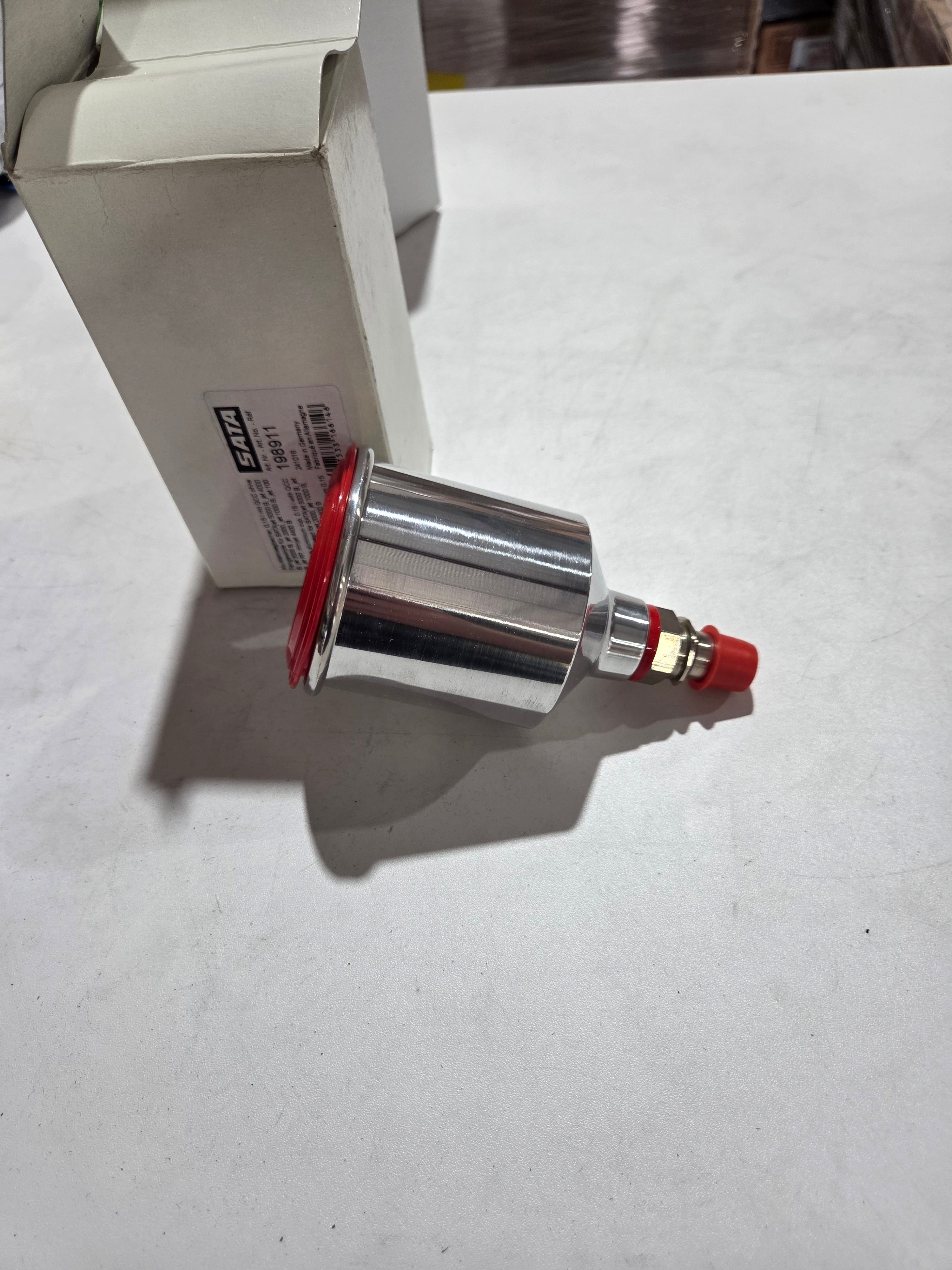SATA QCC aluminum cup 198911 0.15L spray gun cup SATAjet compatible