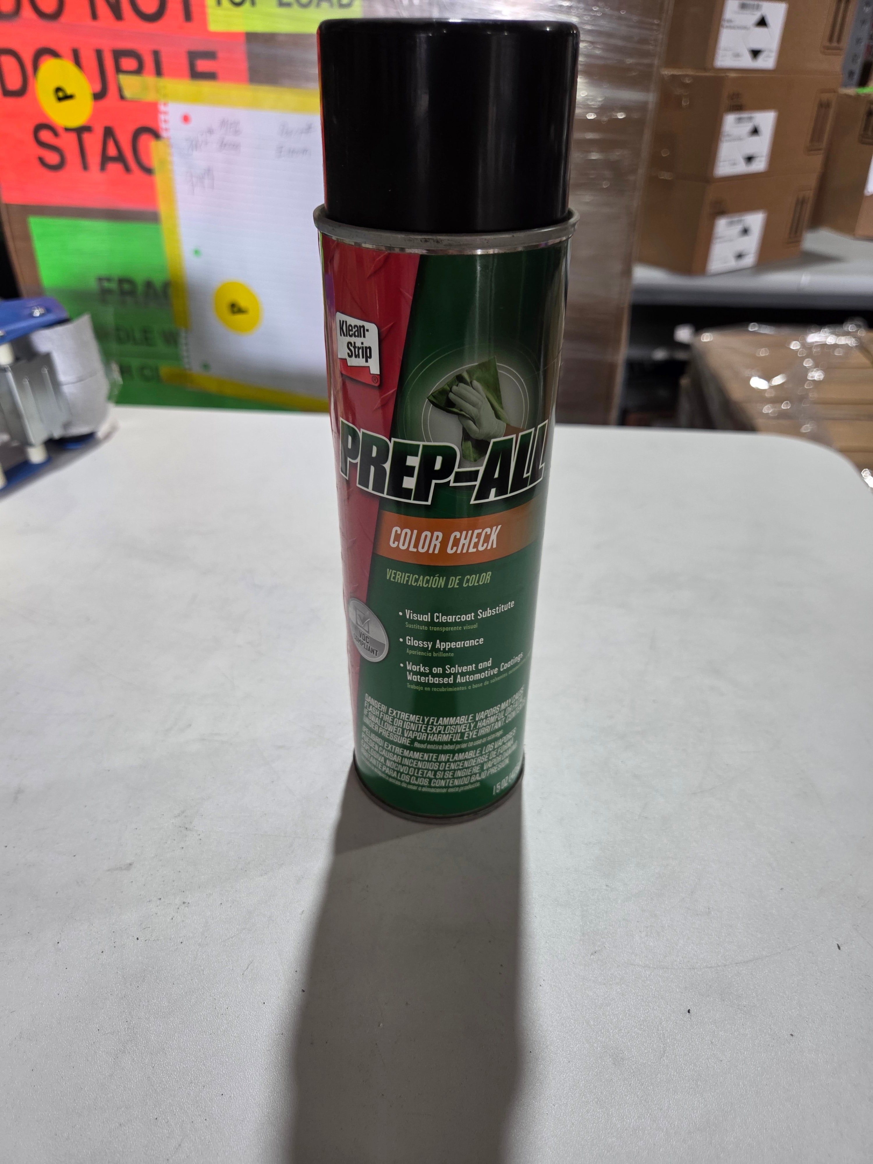 Klean Strip ECC366 Color Check Clearcoat, 15 oz Aerosol Can, Clear