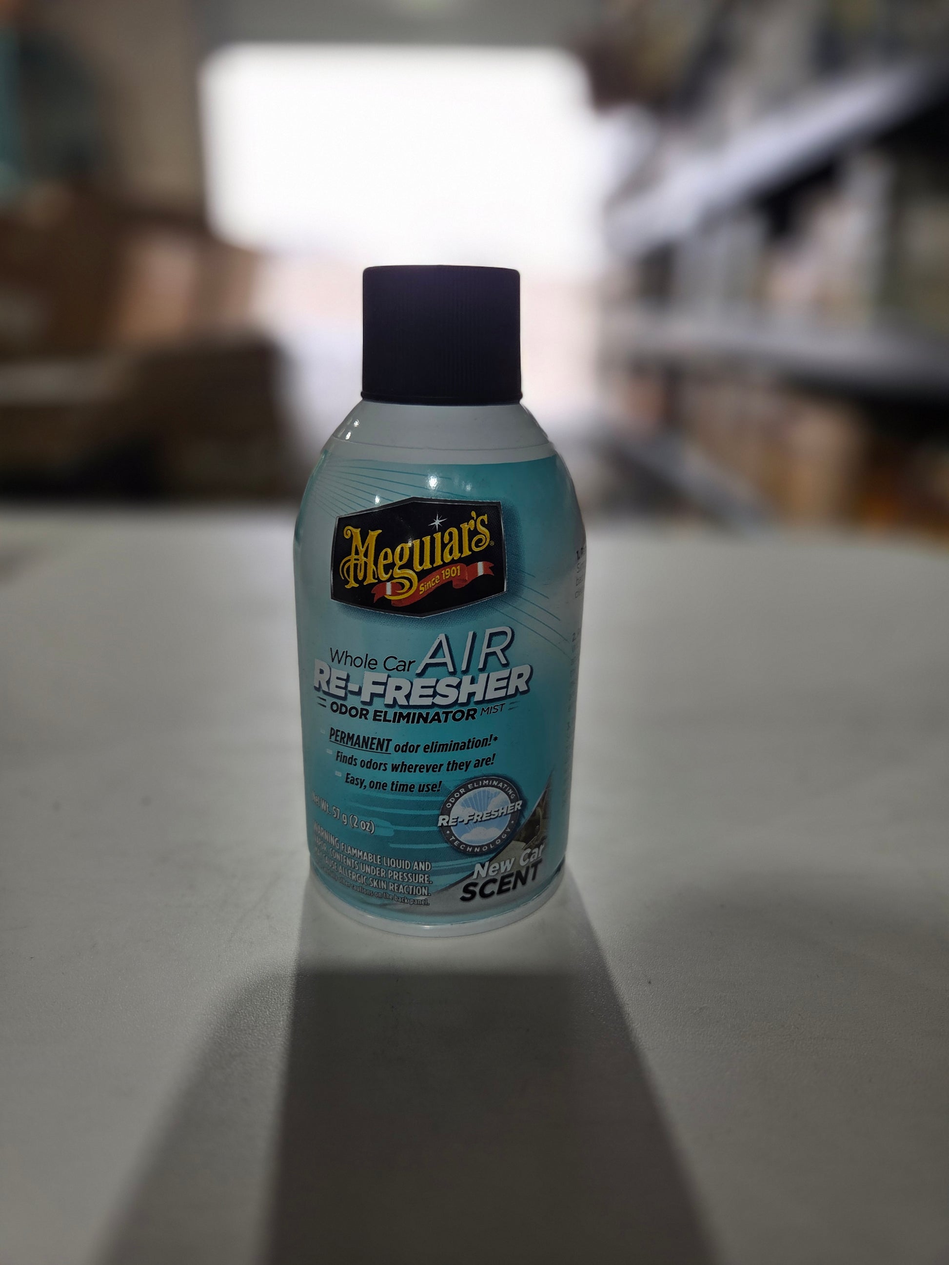 Meguiars G16402 whole car air refresher new car scent aerosol odor eliminator