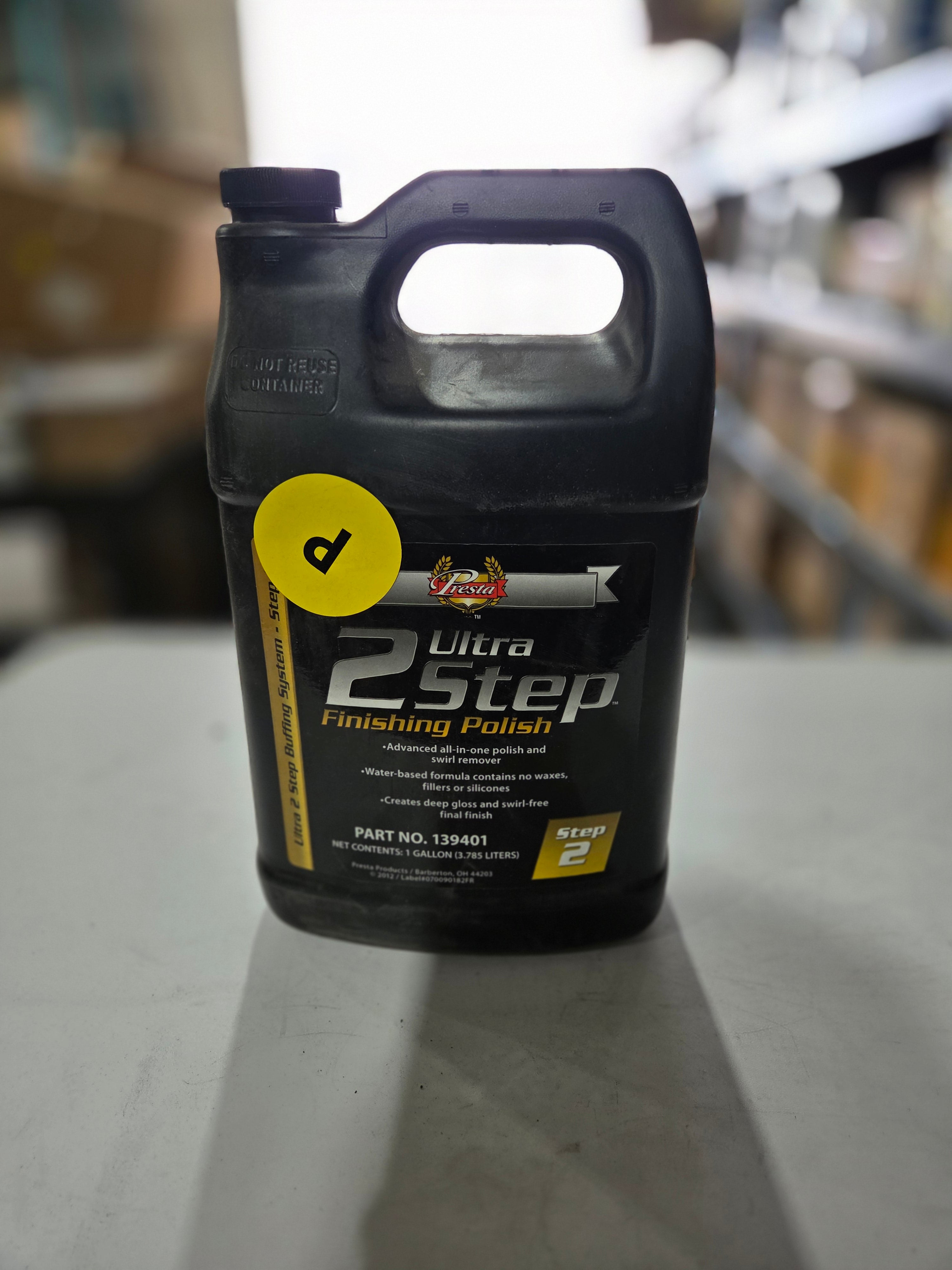 Presta 139401 Ultra 2 Step finishing polish gallon swirl remover automotive paint