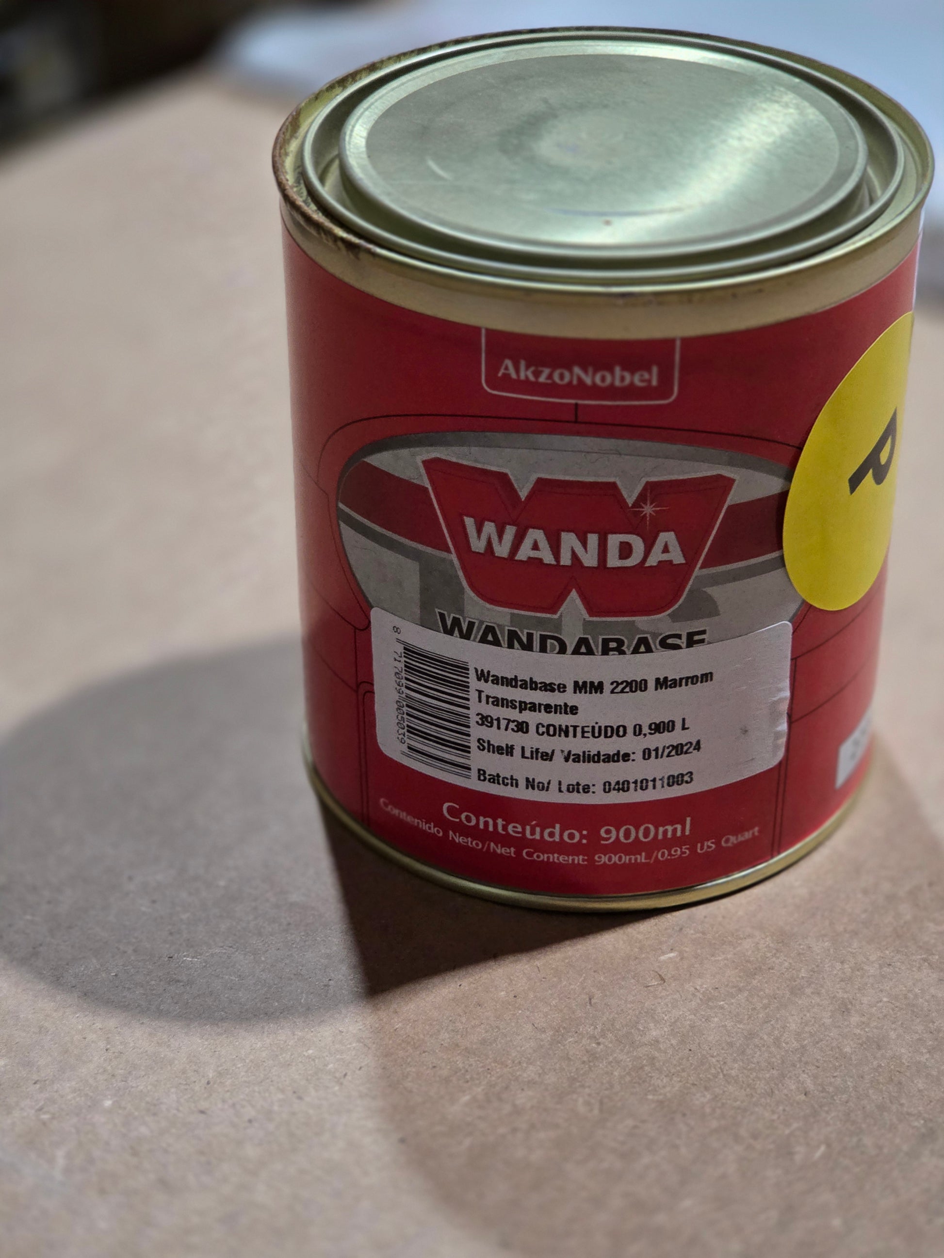 Wanda Wandabase HS Brown Transparent 391730 quart automotive basecoat paint