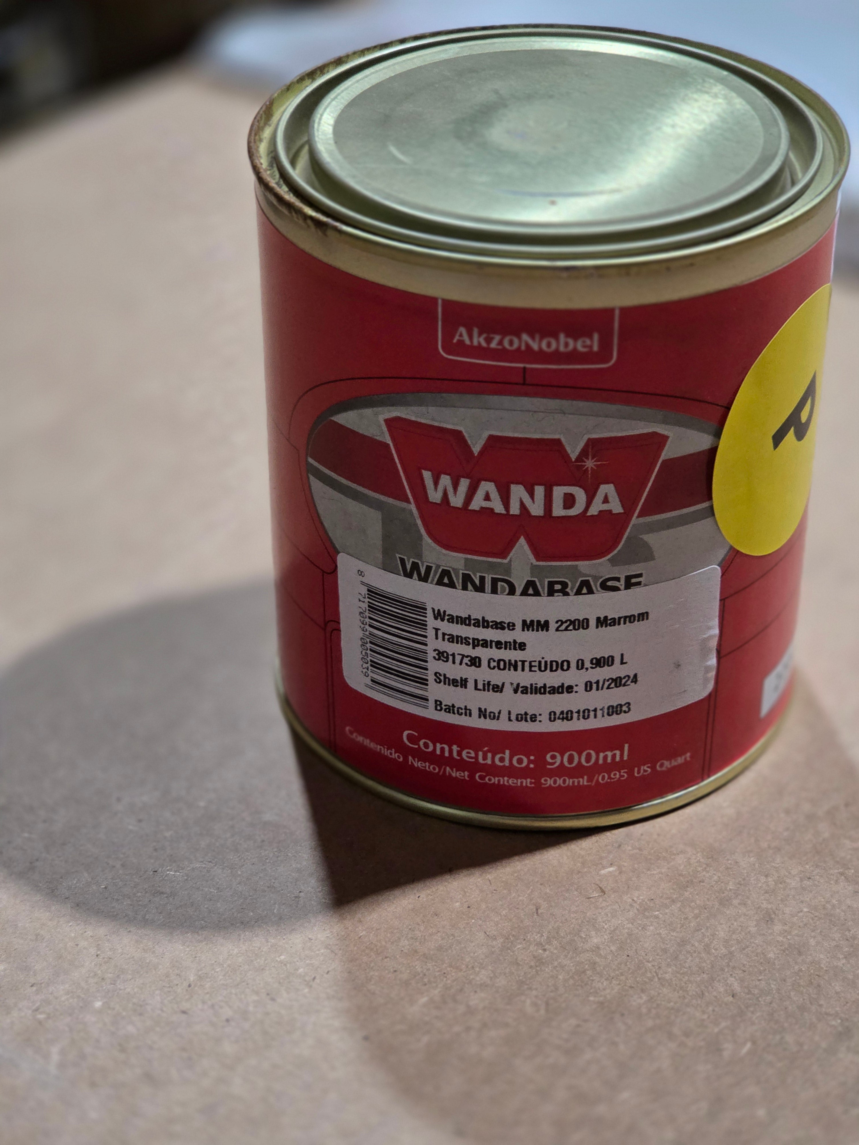Wanda Wandabase HS Brown Transparent 391730 quart automotive basecoat paint