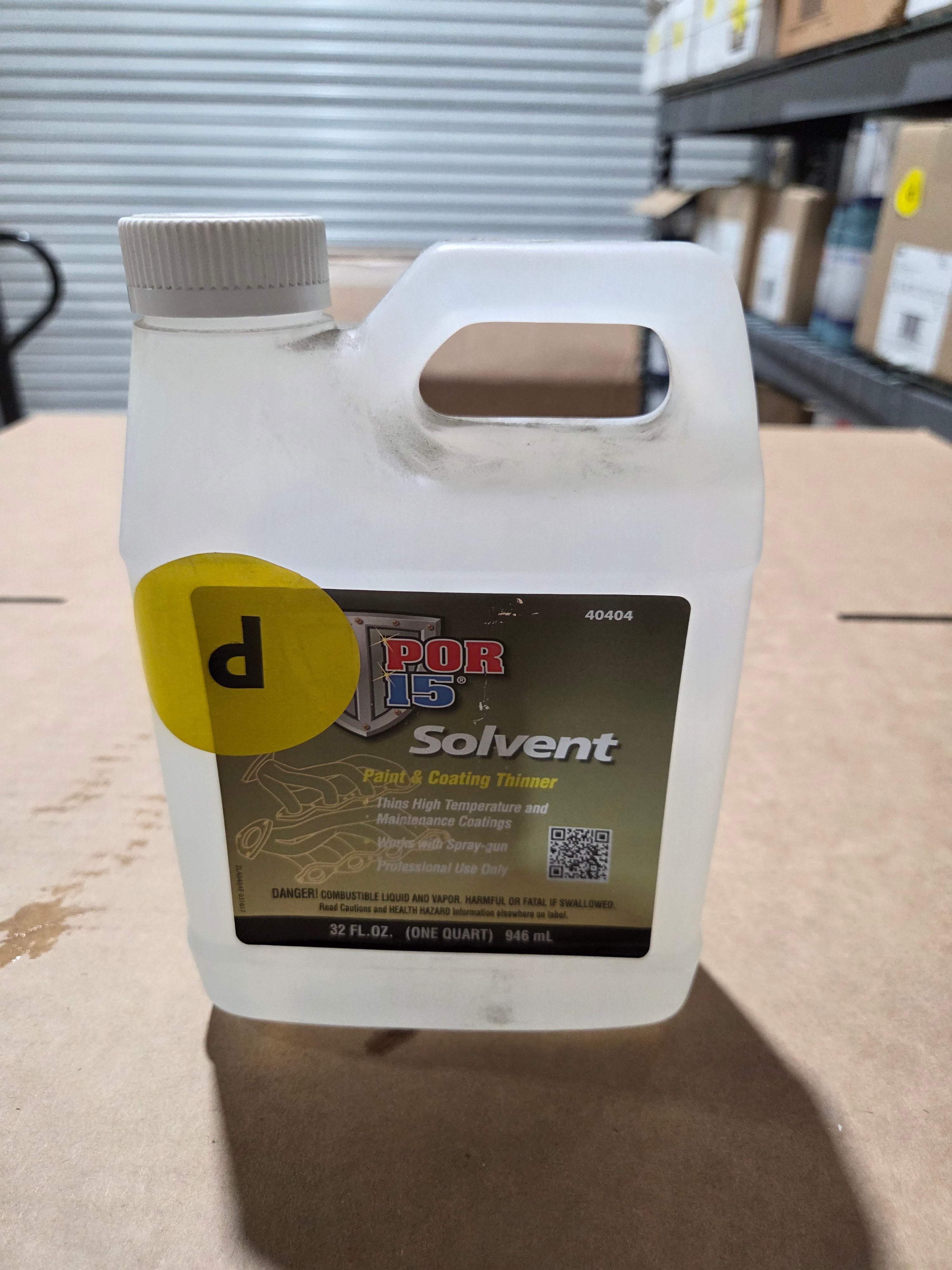 POR-15 40404 Paint and Coating Thinner 1 Quart