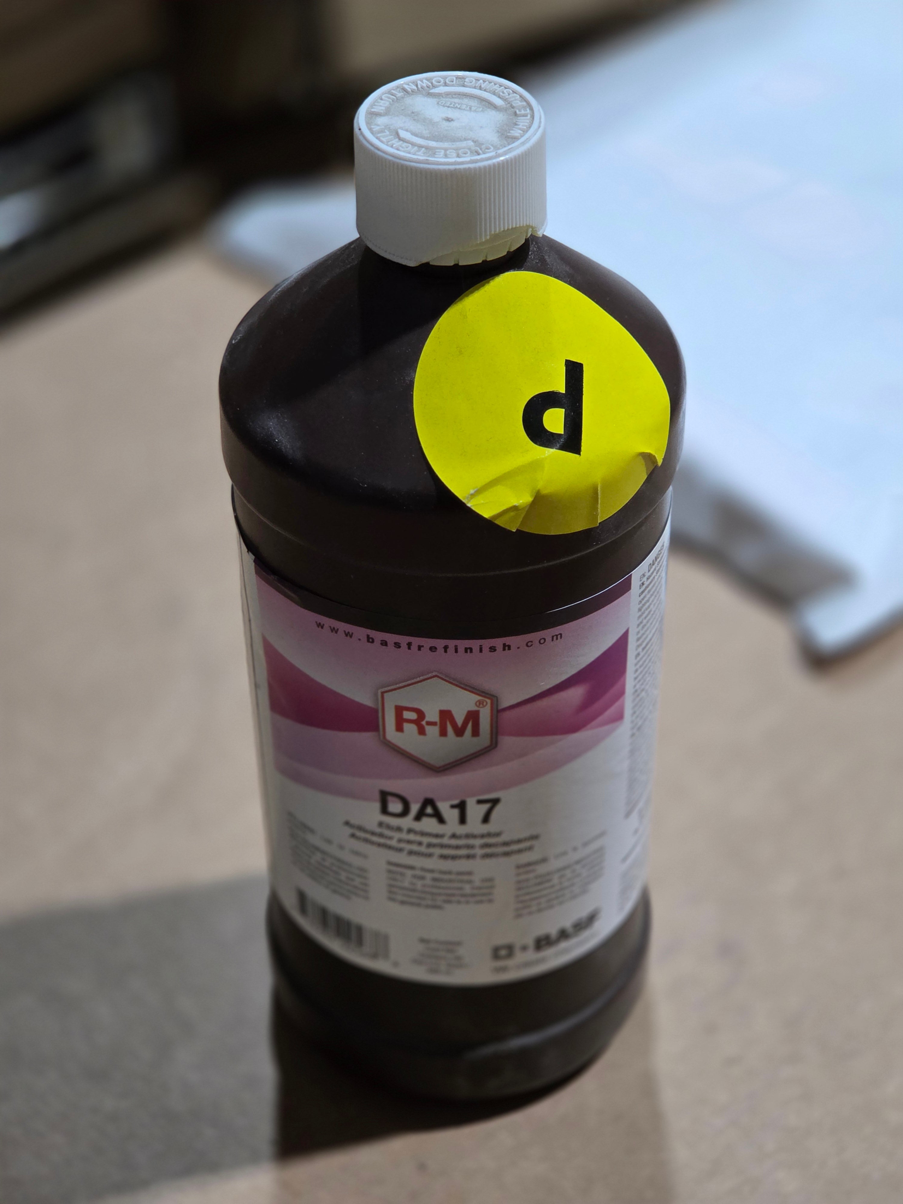 BASF R-M DA17 etch primer activator quart automotive primer catalyst