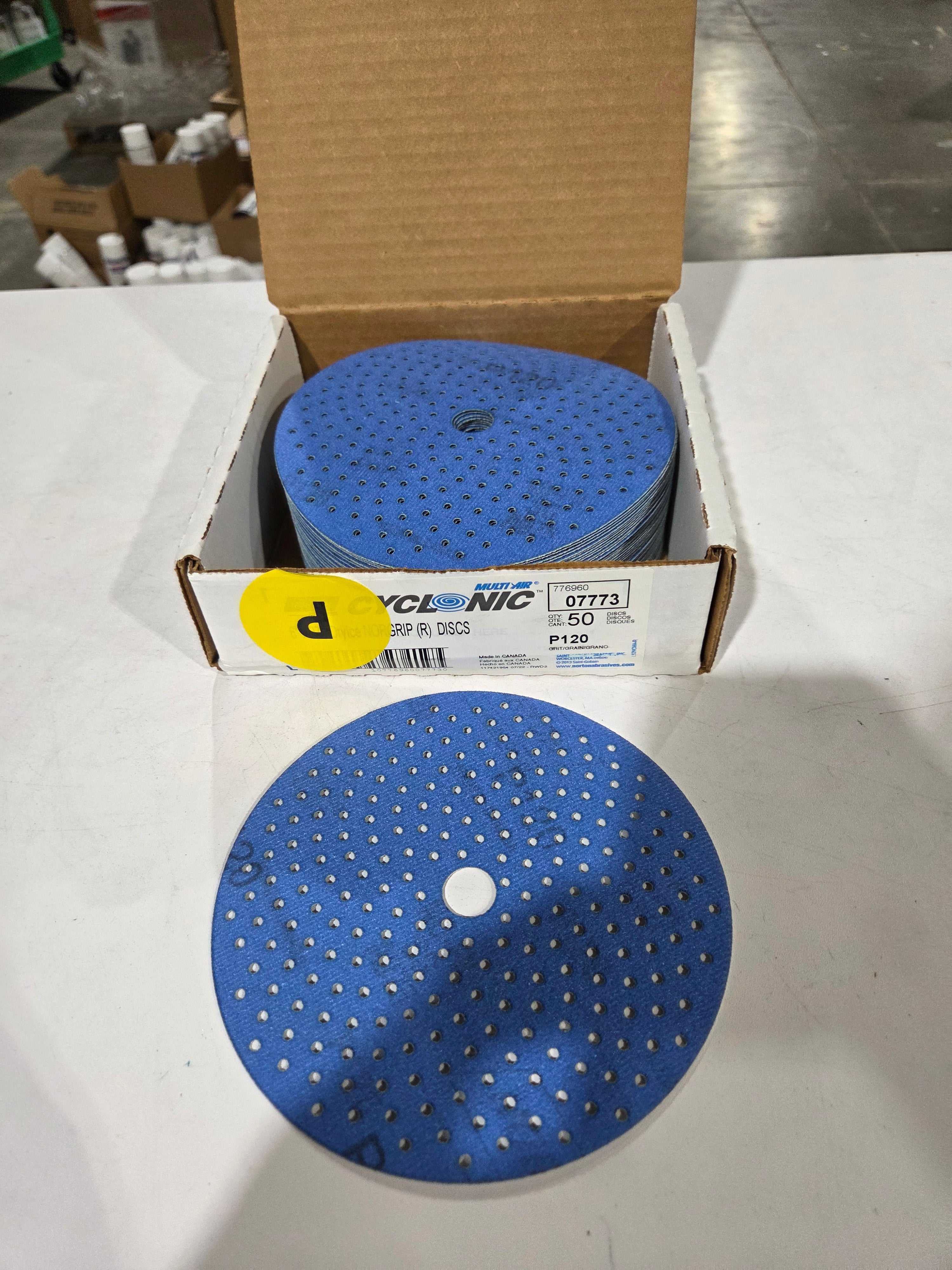 NORTON 07773 6″ MULTI-AIR CYCLONIC NORGRIP DISC P120C