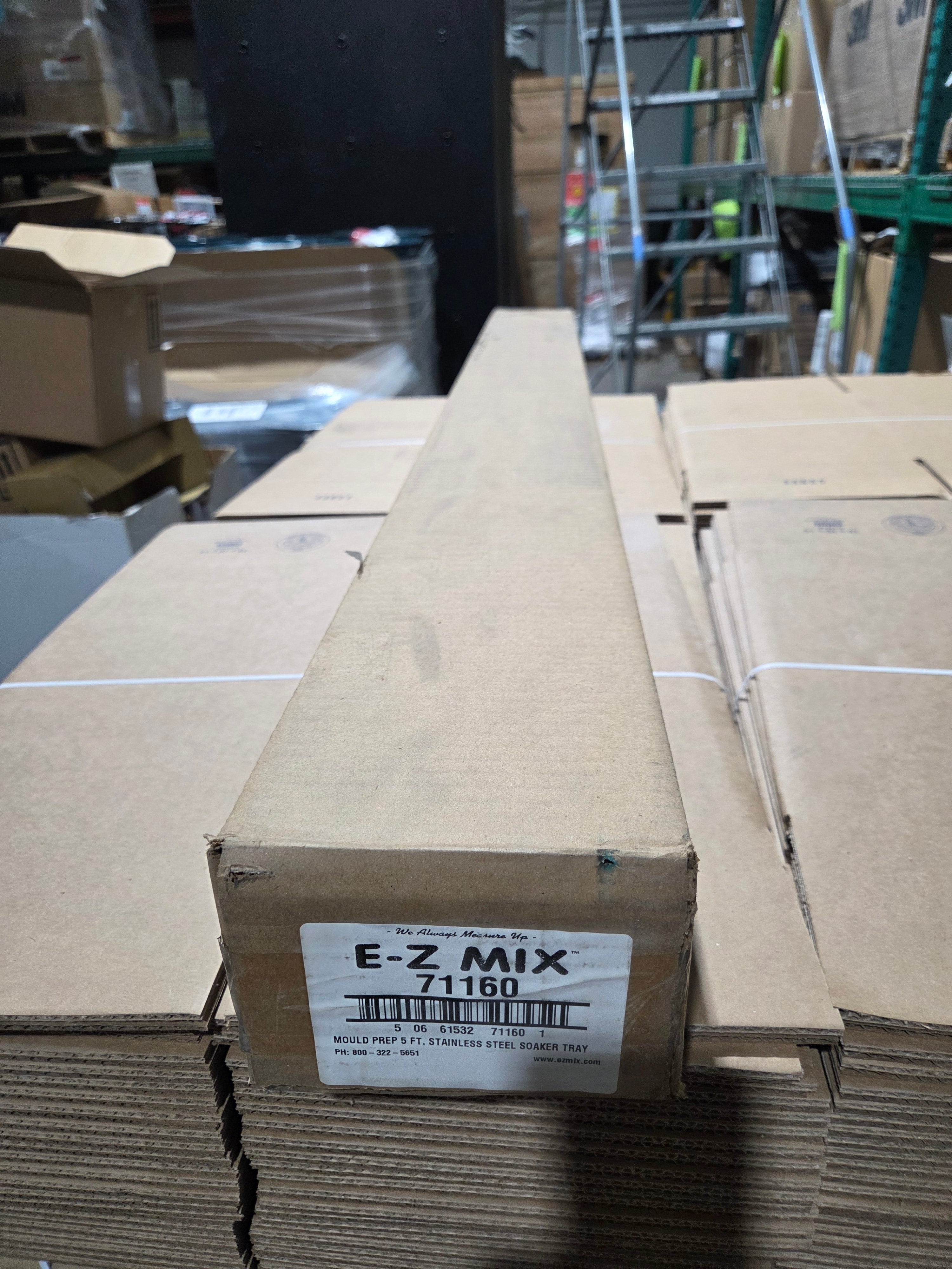 E-Z Mix 71160 Soaker Tray With Lid, 5 ft L, Stainless Steel
