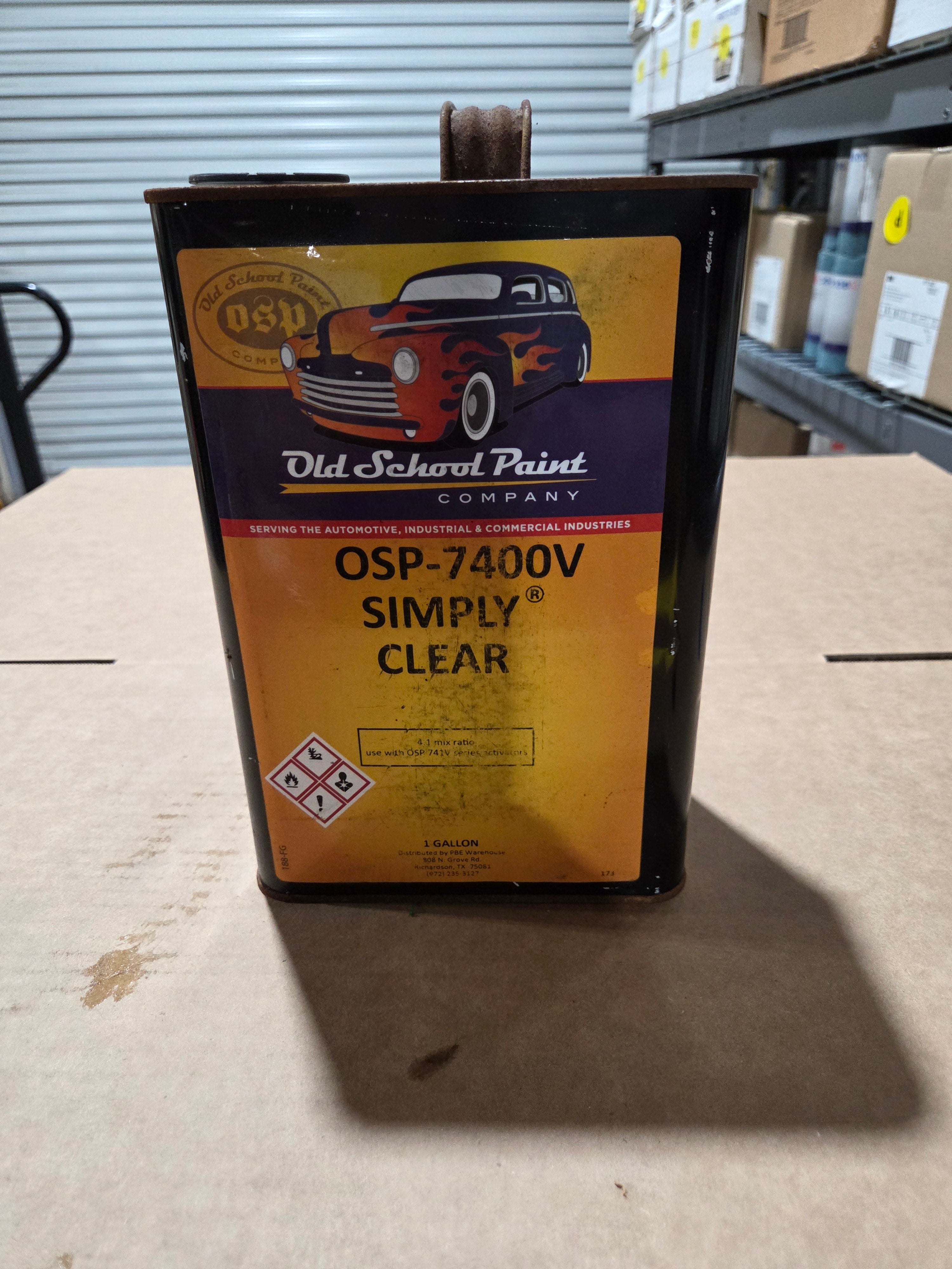 OSP7400V CLEAR COAT 4:1 MIXING RATIO
