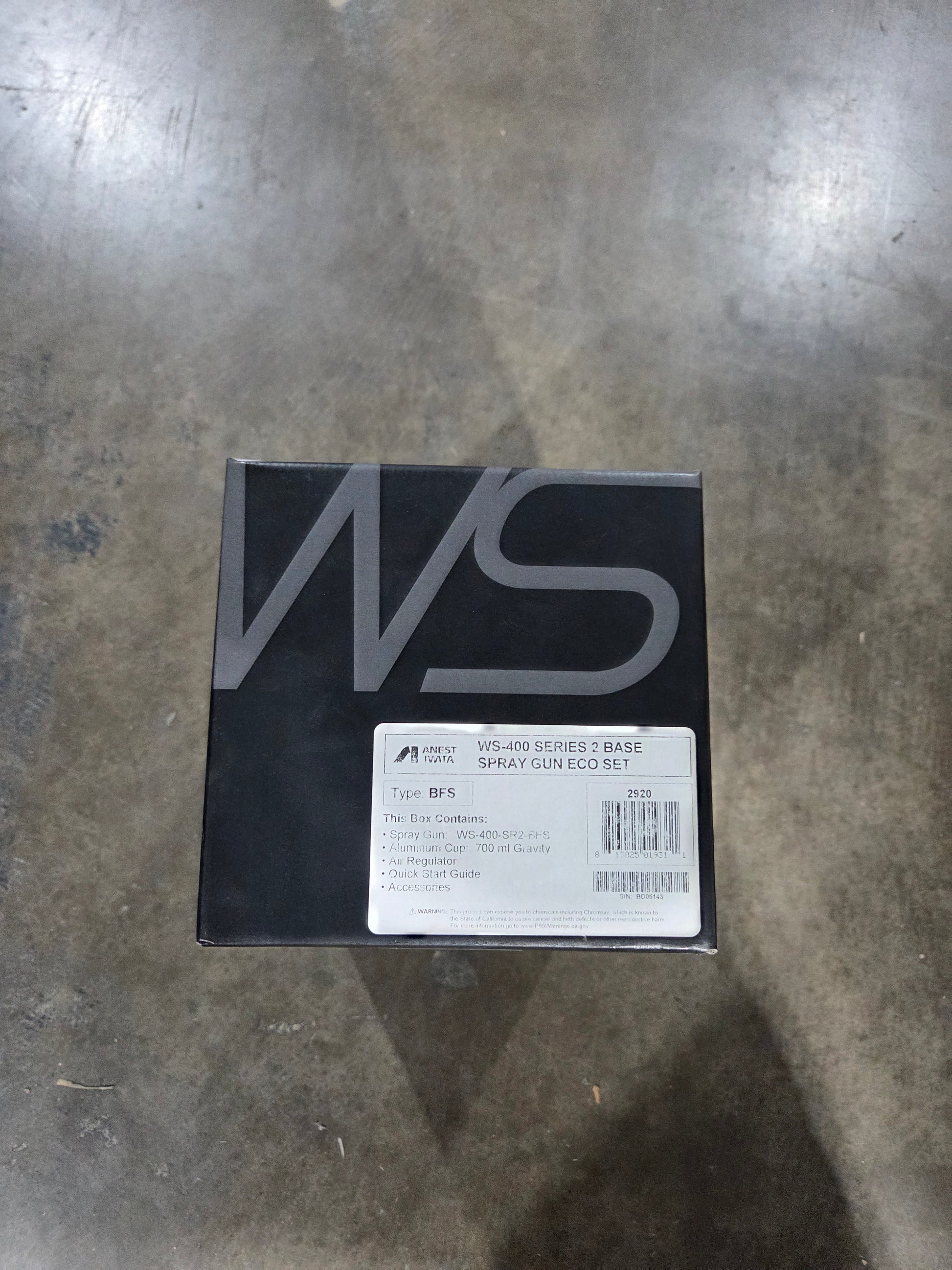Anest Iwata WS-400-SR2 Spray Gun