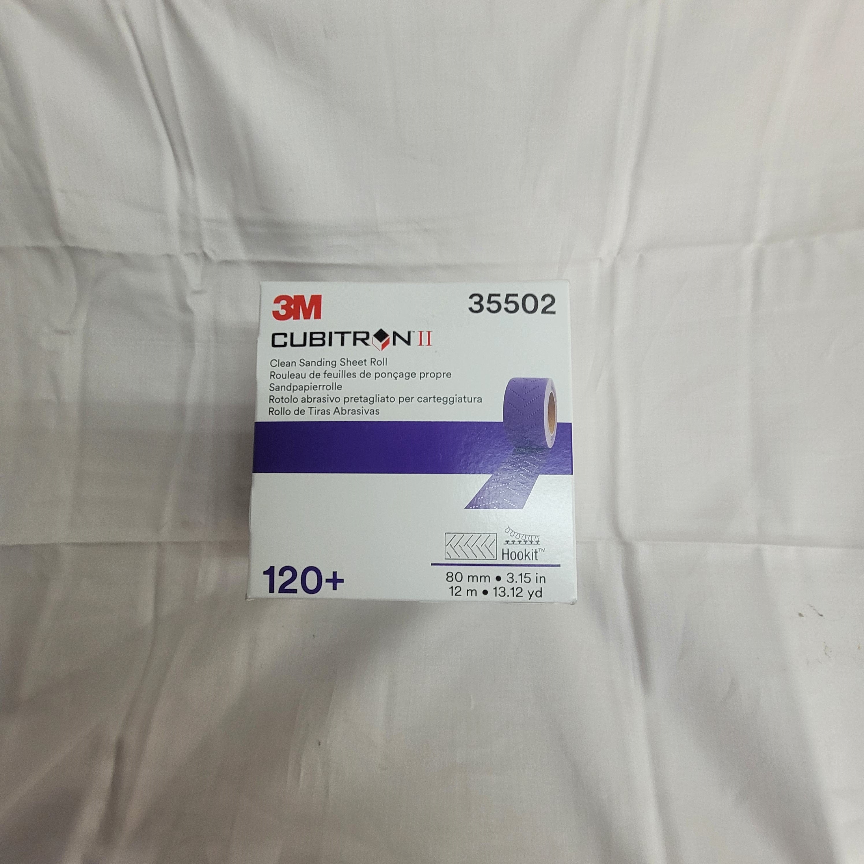 3M Cubitron II Hookit Clean Sanding Sheet Roll, 35502, 120+ Grade, 80 mm x 12 m