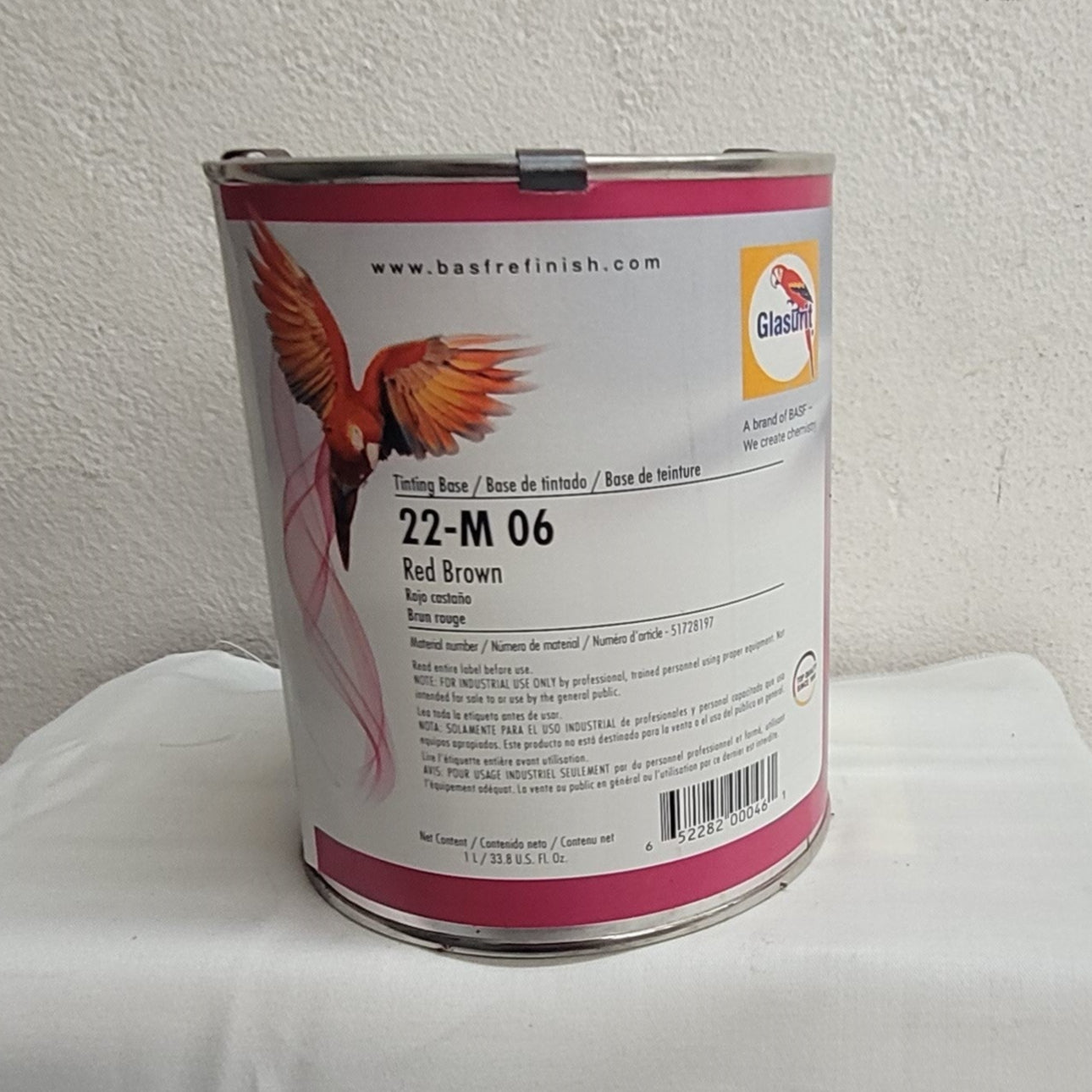 Quart Glasurit 22 Line Urethane Acrylic Red Brown Paint Toner